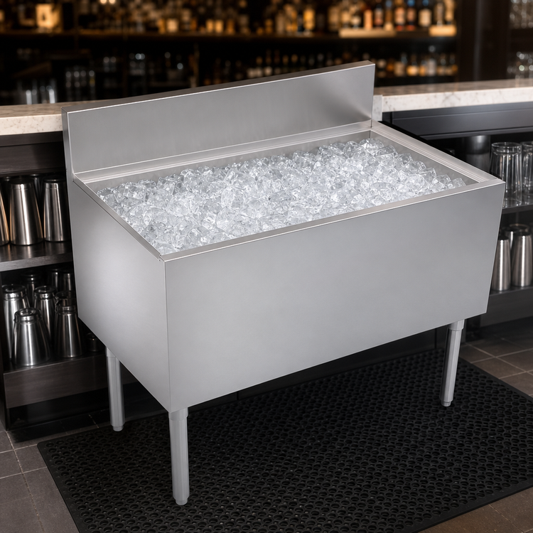 Product image #3 for Krowne Royal Series 42-Inch Underbar Ice Bin/Cocktail Unit