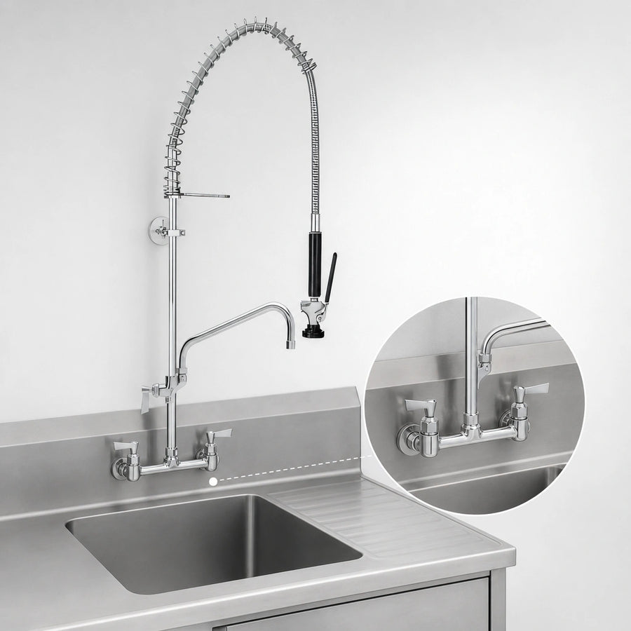 8-Inch Backsplash Mount