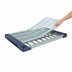 Thumbnail image #3 for MetroMax 4 42 Inch x 24 Inch Blue Polymer Shelf with Open Grid Mats and Microban Protection