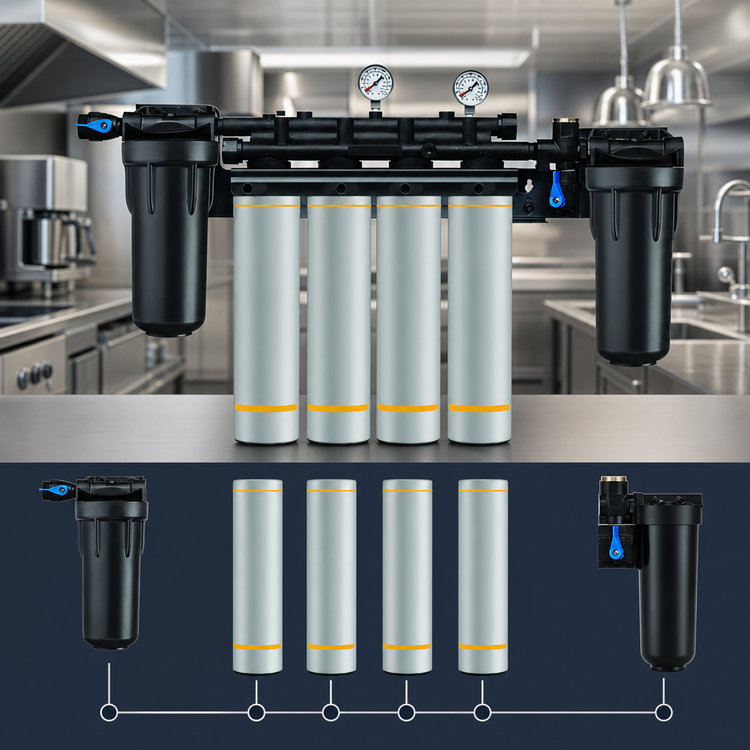 Product image #3 for Everpure High Flow CSR Quad-4FC High-Capacity Water Filtration System