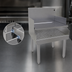 Thumbnail image #3 for Glastender RDBA-24S Freestanding Recessed Drainboard, 24 x 24 Inches, Stainless Steel
