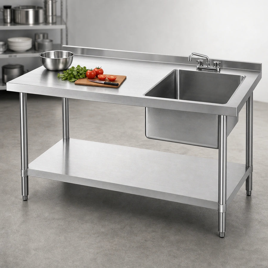Right-Side Prep Sink