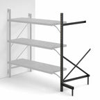 Thumbnail image #3 for Metro SmartLever SM862154-ADD Steel Cantilevered Shelving Add-On Kit for 54 x 21-Inch Shelves, 86-3/8-Inch High