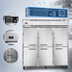 Thumbnail image #3 for Continental Refrigerator 3FSNHD Three-Section Shallow Depth Half-Height Solid Door Reach-In Freezer