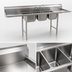 Thumbnail image #3 for 412 Series 3-Compartment Stainless Steel Sink with Right-Hand Drainboard, 80-3/8