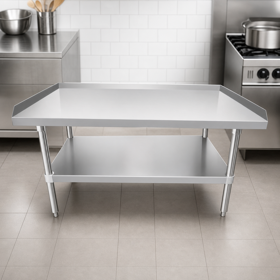 Stainless Steel Top with Upturn