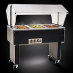 Thumbnail image #3 for Eagle Group Service Mate BPDHT3-240 Portable 3-Well Buffet Hot Food Table, 48-Inch, 240V, Stainless Steel Top