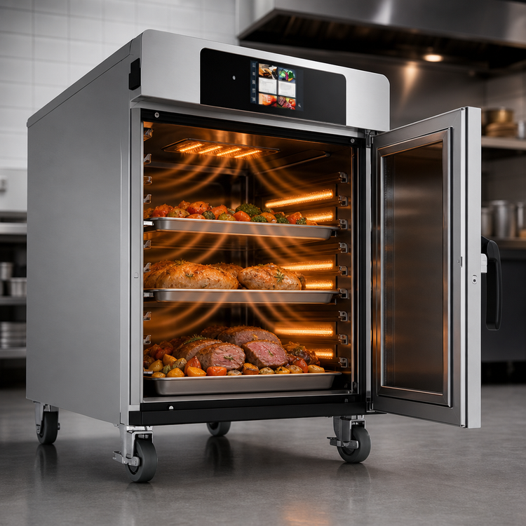 Product image #3 for Alto-Shaam Halo Heat Half-Height Electric Cook & Hold Oven, 100 lb Capacity