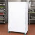 Thumbnail image #3 for Quantum Wire Cart Cover for 72 x 18 x 63 Inch Wire Carts, White Nylon with Velcro Flap