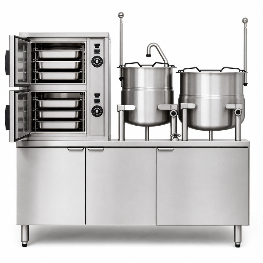 Dual Steamer Compartments