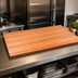 Thumbnail image #3 for Boos Block 84 x 36 x 3-Inch Full-Length Rails Edge Grain American Cherry Kitchen Countertop, Oil Finish