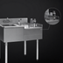 Thumbnail image #3 for Eagle 1800 Series 62-Inch Underbar Drainboard, Center Ice Bin, and Blender Unit with 7-Circuit Cold Plate