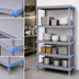 Thumbnail image #3 for Quantum Millenia 4-Shelf Solid Polymer Starter Shelving Unit, Gray, 42