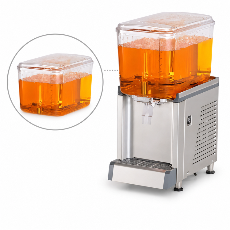 Product image #3 for Crathco Simplicity Bubbler Single-Bowl Pre-Mix Cold Beverage Dispenser, 4.75 Gallon, 120V