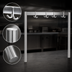 Thumbnail image #3 for John Boos Table-Mount Single-Bar Stainless Steel Pot Rack with 10 Double Hooks