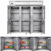 Thumbnail image #3 for Continental Refrigerator Designer Line DL3W-SA-PT-HD Three-Section Pass-Thru Heated Cabinet