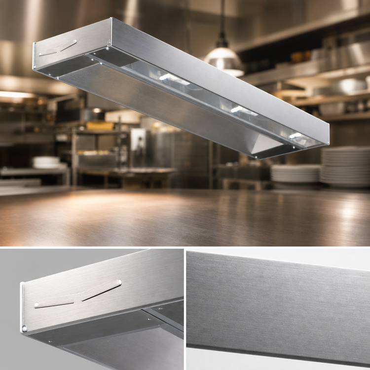 Product image #3 for Eagle RedHots 120-Inch Single Lighted Rod-Type Strip Heat Lamp with Remote, 208V