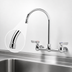 Thumbnail image #3 for Krowne Silver Series Commercial Faucet with 8-1/2-Inch Gooseneck Spout, 8-Inch Centers
