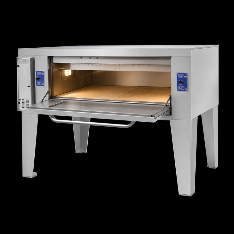 Product image #3 for Bakers Pride Super Deck Series Gas Pizza Deck Oven, Single Deck, 60 x 36 Inch Deck