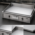 Thumbnail image #3 for Wells G-196 Built-In/Drop-In Electric Griddle with 34 1/4 Inch x 18 3/8 Inch Smooth Polished Steel Cooking Surface