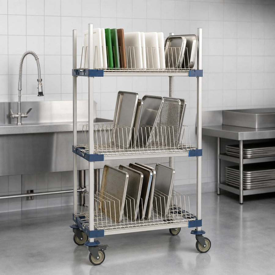 Three-Tier Drying Layout