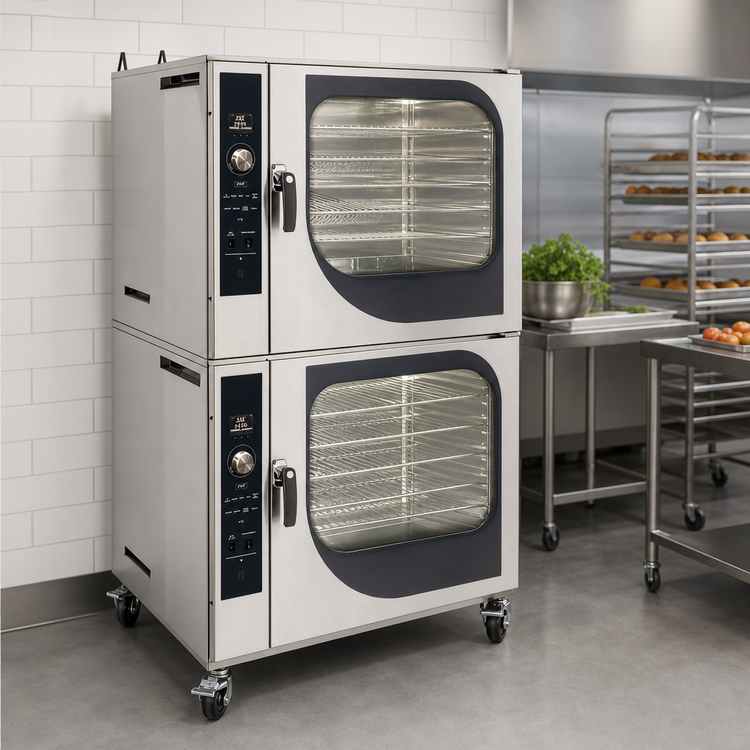 Product image #3 for Blodgett 2-Deck Full-Size Gas Convection and Boilerless Combi Oven