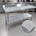 Thumbnail image #3 for Sapphire 60 Inch x 24 Inch Stainless Steel Worktable with 5 Inch Backsplash and Undershelf