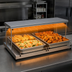 Thumbnail image #3 for Hatco Glo-Ray Free-Standing Heated Shelf, 66-Inch W x 7-3/4-Inch D, Stainless Steel Top