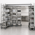 Thumbnail image #3 for Metro Top-Track 9 Ft. Overhead Track Set for High-Density Shelving