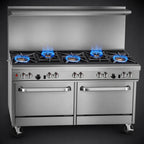 Thumbnail image #3 for Southbend (Middleby) Ultimate 4606DD-2RR 60-Inch Gas Restaurant Range with 5 Burners, 24-Inch Griddle/Broiler & 2 Standard Ovens
