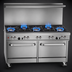 Thumbnail image #3 for Southbend Ultimate 60-Inch Gas Restaurant Range with 5 Burners, 24-Inch Griddle/Broiler, and 2 Standard Ovens