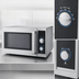 Thumbnail image #3 for Vollrath Countertop Microwave Oven with Manual Dial Controls, 0.9 Cu. Ft., 1000W, Stainless Steel