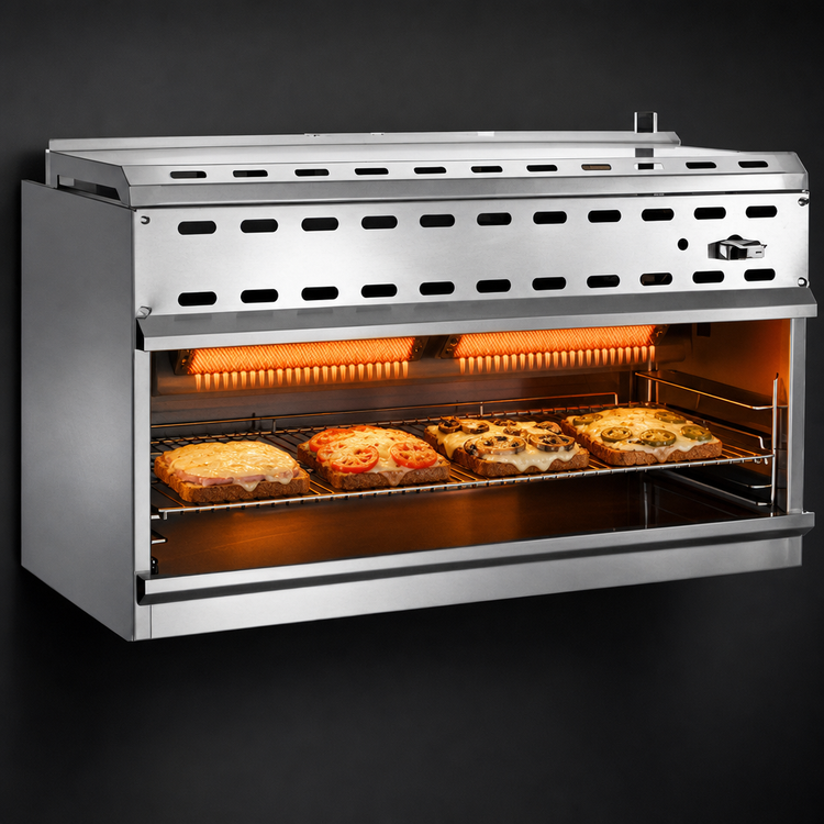 Product image #3 for Wolf 48-Inch Wall-Mounted Gas Infrared Cheesemelter, 40,000 BTU