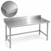 Thumbnail image #3 for Deluxe Series Stainless Steel Work Table, 72 x 30 Inch, 4-1/2 Inch Backsplash