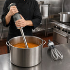 Thumbnail image #3 for Robot Coupe MP450COMBI Commercial Handheld Immersion Blender, 18-Inch Shaft, Variable Speed, 100-Liter Capacity, 10-Inch Whisk Attachment