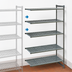 Thumbnail image #3 for Cambro Camshelving Basics Plus Vented 5-Tier Add-On Shelving Unit, 21 x 54 x 84 Inches, Brushed Graphite