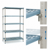 Thumbnail image #3 for MetroMax Q 72 Inch W x 24 Inch D 5-Shelf Starter Shelving Unit with 74 Inch Polymer Posts
