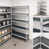 Thumbnail image #3 for Fermostock 5-Tier Corner Expansion Polymer Shelving Unit, 83 Inch H x 38 Inch W x 18 Inch D