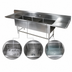 Thumbnail image #3 for John Boos Pro-Bowl 3-Compartment Stainless Steel Sink with Left and Right Drainboards and 10-Inch Backsplash