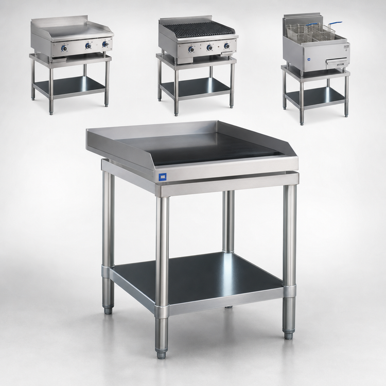 Product image #3 for Comstock-Castle 30FS-G 30-Inch x 30-Inch Equipment Stand with Stainless Steel Top and Galvanized Base