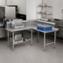 Thumbnail image #3 for John Boos Pro-Bowl L-Shaped Island Clean Dishtable, 60