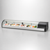 Thumbnail image #3 for Everest Refrigeration Countertop Curved Glass Sushi Case with 4 Rear Sliding Glass Doors, Right-Mounted Self-Contained Refrigeration, 82-5/8 Inch, 3.0 Cu. Ft.
