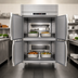 Thumbnail image #3 for Victory UltraSpec Pass-Thru Heated Holding Cabinet, Two-Section, 55.6 Cu. Ft., Standard Depth, 8 Wide Half-Height Solid Doors