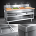 Thumbnail image #3 for La Rosa Refrigeration Electric Hot Food Table with Water Bath, 60 x 28 Inch, 4 Openings