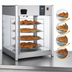 Thumbnail image #3 for Countertop Full Service Heated Display Case with 4 Rotating Shelves