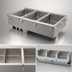 Thumbnail image #3 for Vollrath 3-Well Drop-In Electric Hot Food Well, Insulated Marine-Grade Stainless Steel Wells, Manifold Drain