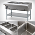 Thumbnail image #3 for Eagle Group DHT3-240-3 48-Inch 3-Well Electric Hot Food Table, Open Base, 240V 3-Phase