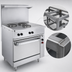 Thumbnail image #4 for Vulcan 36-Inch Electric Restaurant Range with 3 Hot Tops and Standard Oversized Oven, 240V