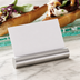 Thumbnail image #3 for American Metalcraft SRCH4 4-Inch Brushed Stainless Steel Rod Menu Card Holder