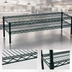 Thumbnail image #3 for Eagle Group QuadTruss 2-Tier Front Case Merchandise Wire Shelving Unit, 60 x 14 x 14 Inches, Valu-Gard Green Epoxy